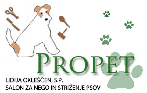 Pasji salon Propet, Lidija Okleščen, s.p.
